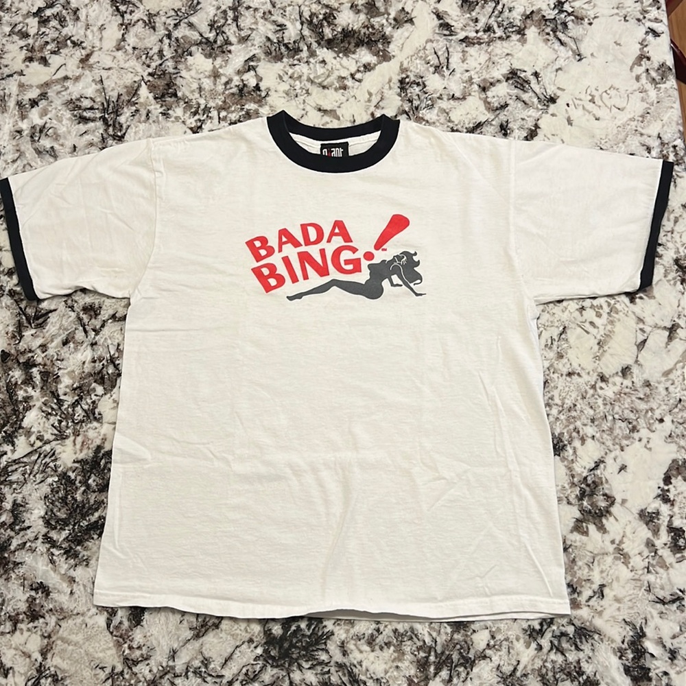 Vintage Sopranos Bada Bing Ringer Shirt